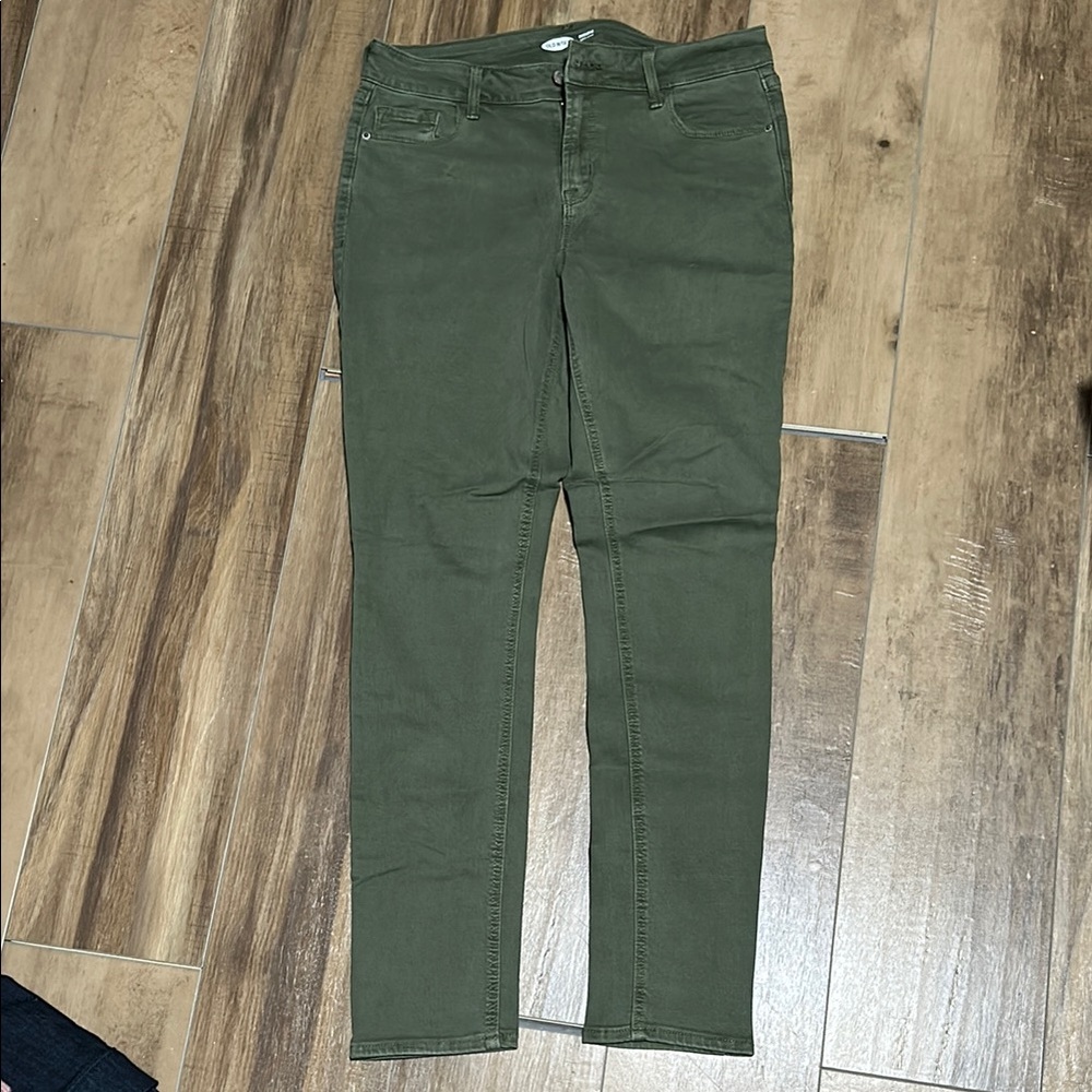 Old Navy Green Skinny Jeans